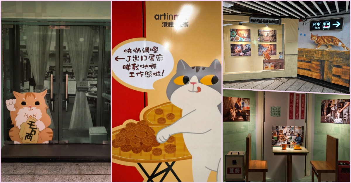 港鐵中環站《同萌社區》貓店長攝影展