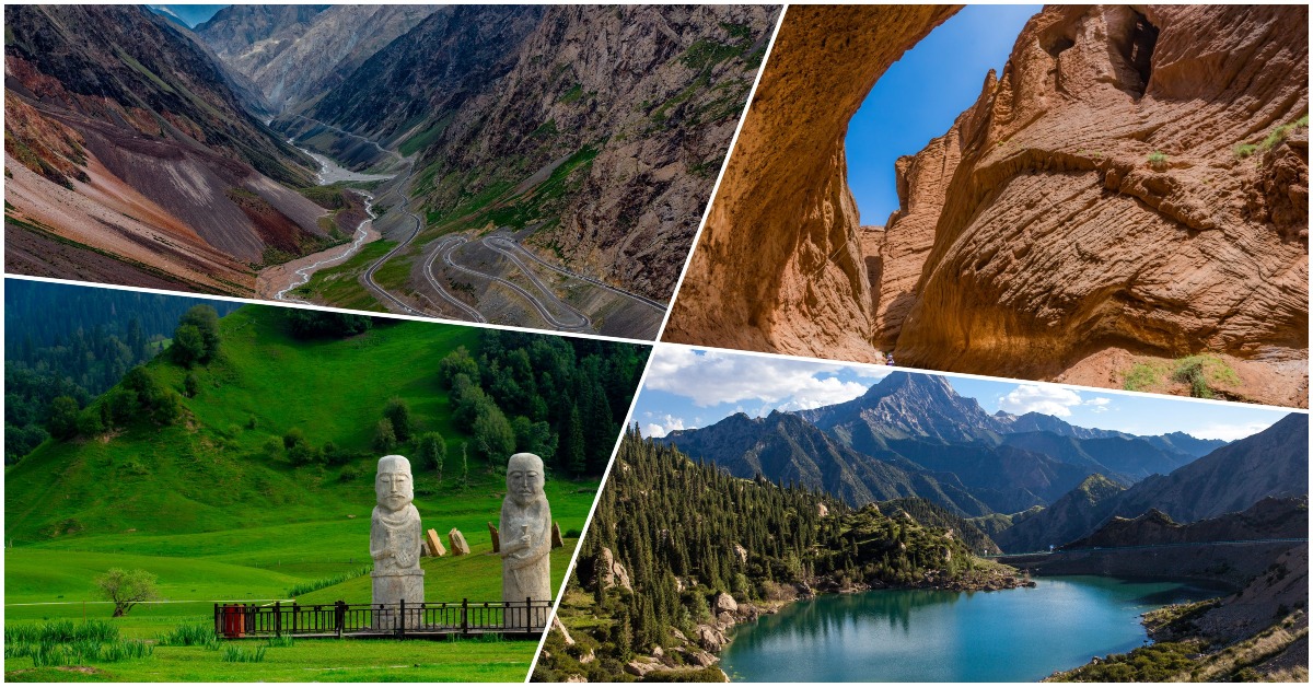 新疆独库公路自然奇景