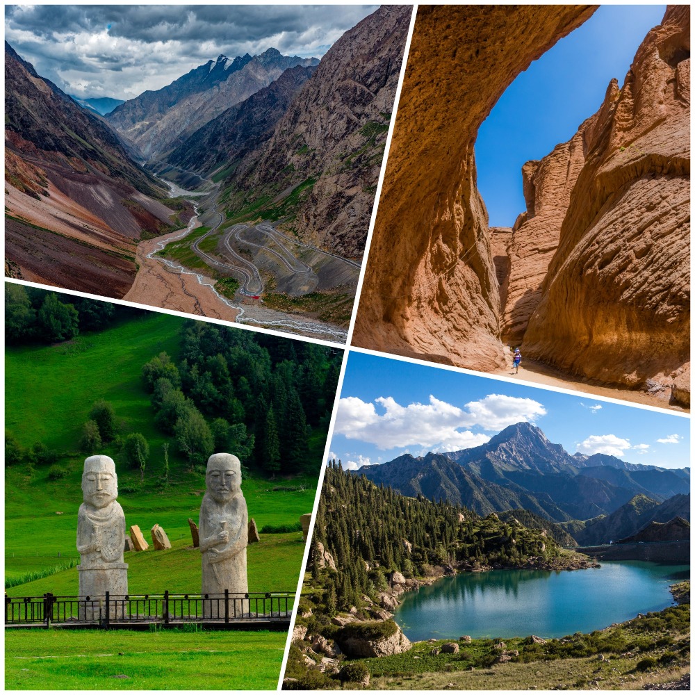 新疆独库公路自然奇景