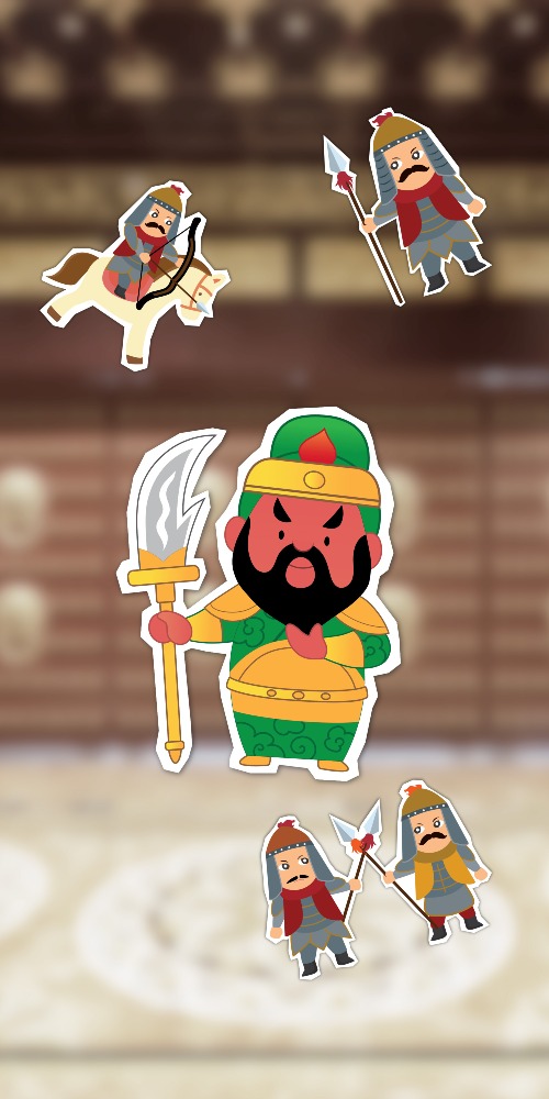 關羽過五關斬六將的事蹟成為了後人的典範